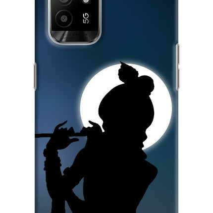 Shri Krishna Silhouette Oppo F19 Pro+ Hard Case Back Cover by Casekaro