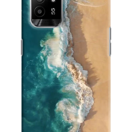 Ocean Beach Oppo F19 Pro+ Hard Case Back Cover by Casekaro