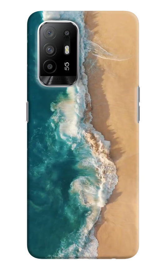 Ocean Beach Oppo F19 Pro+ Hard Case Back Cover by Casekaro