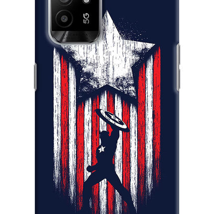 Captain America Marvel Art Oppo F19 Pro+ Hard Case Back Cover by Casekaro