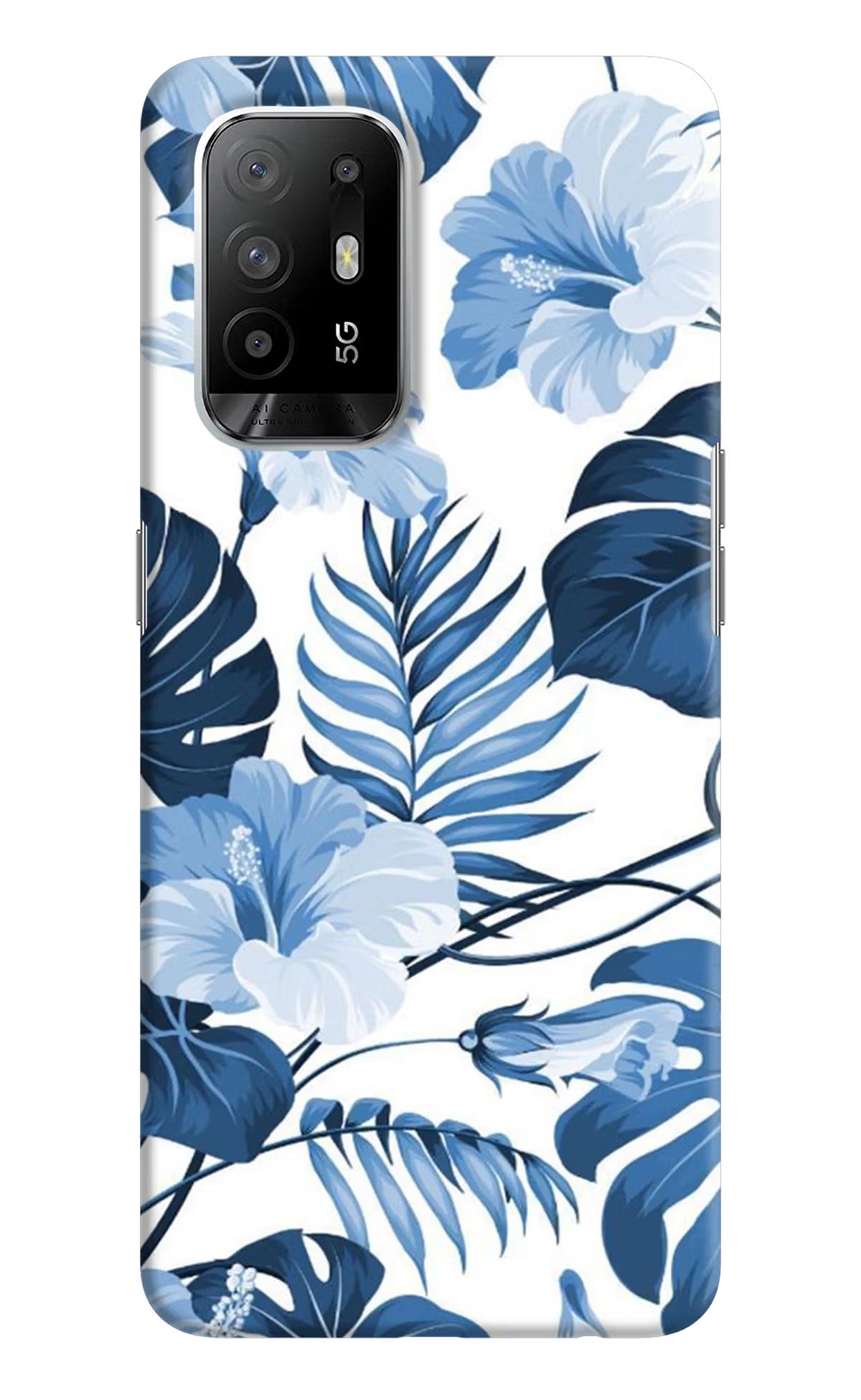 Fabric Art Oppo F19 Pro+ Hard Case Back Cover by Casekaro
