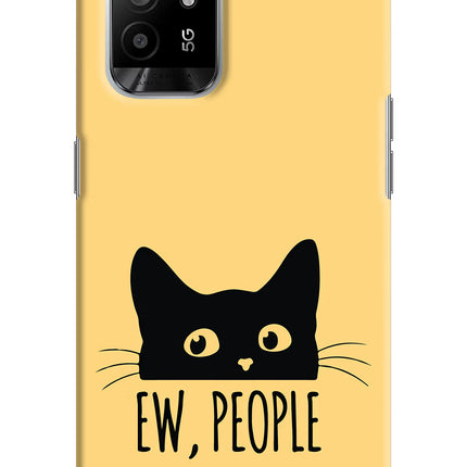 Ew People Catitude Oppo F19 Pro+ Hard Case Back Cover by Casekaro