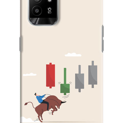 Bull Trading Momentum Oppo F19 Pro+ Hard Case Back Cover by Casekaro