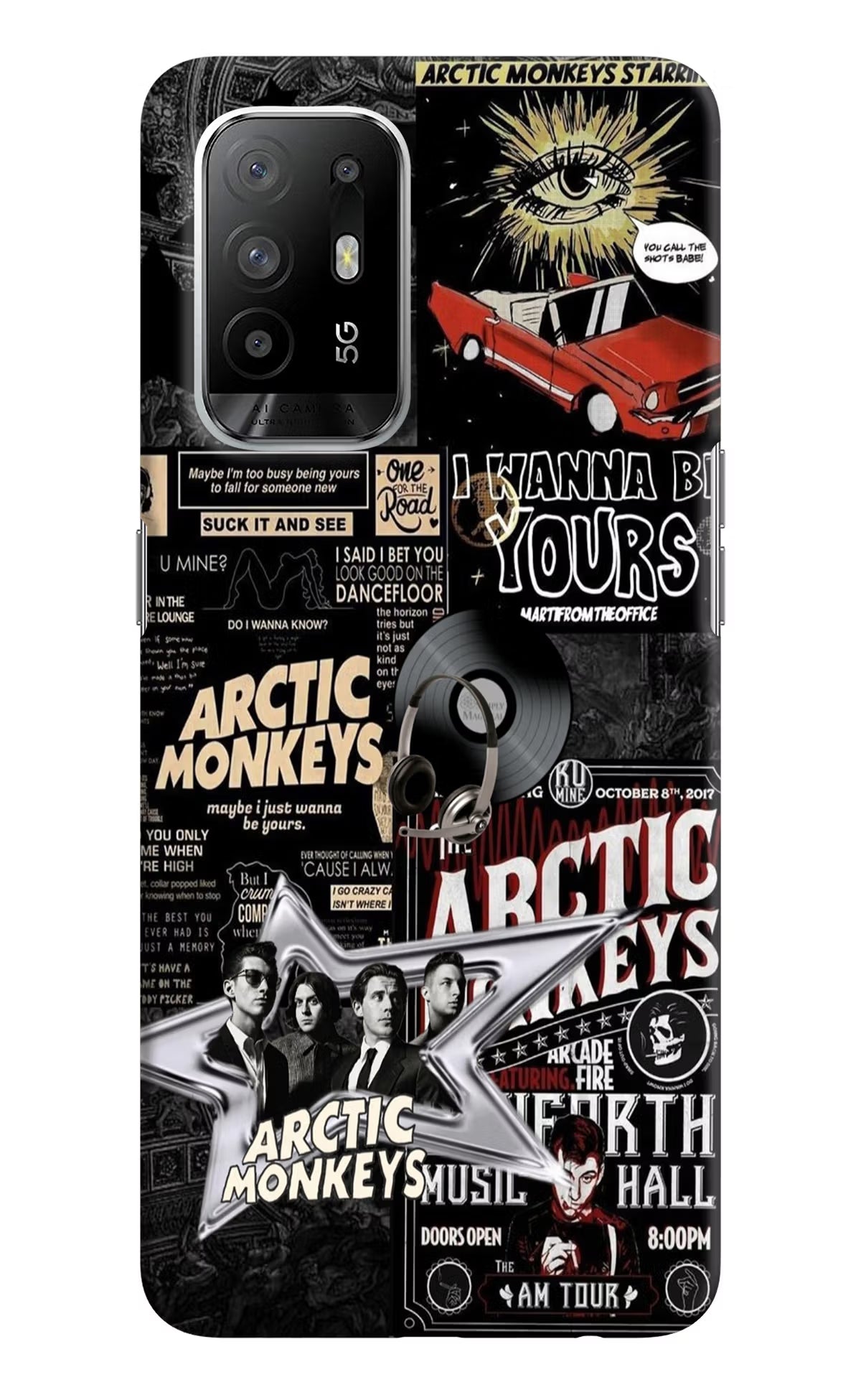 Arctic Monkeys Oppo F19 Pro+ Hard Case Back Cover by Casekaro