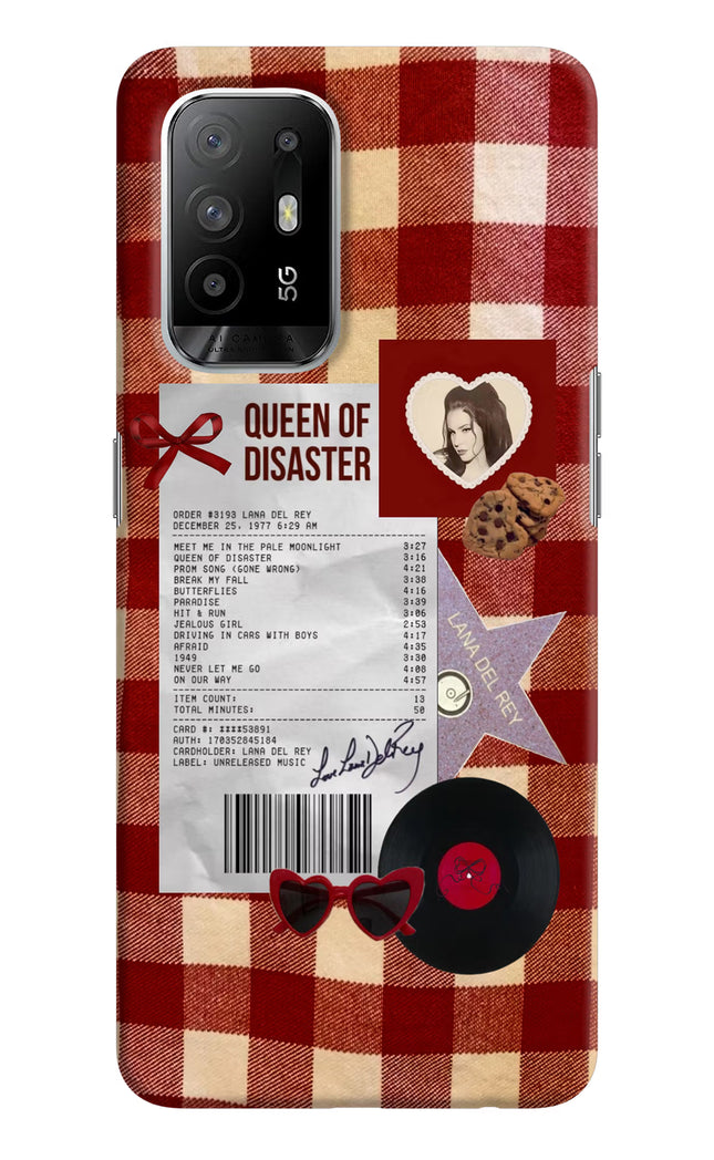 Queen of Disaster Oppo F19 Pro+ Hard Case Back Cover by Casekaro