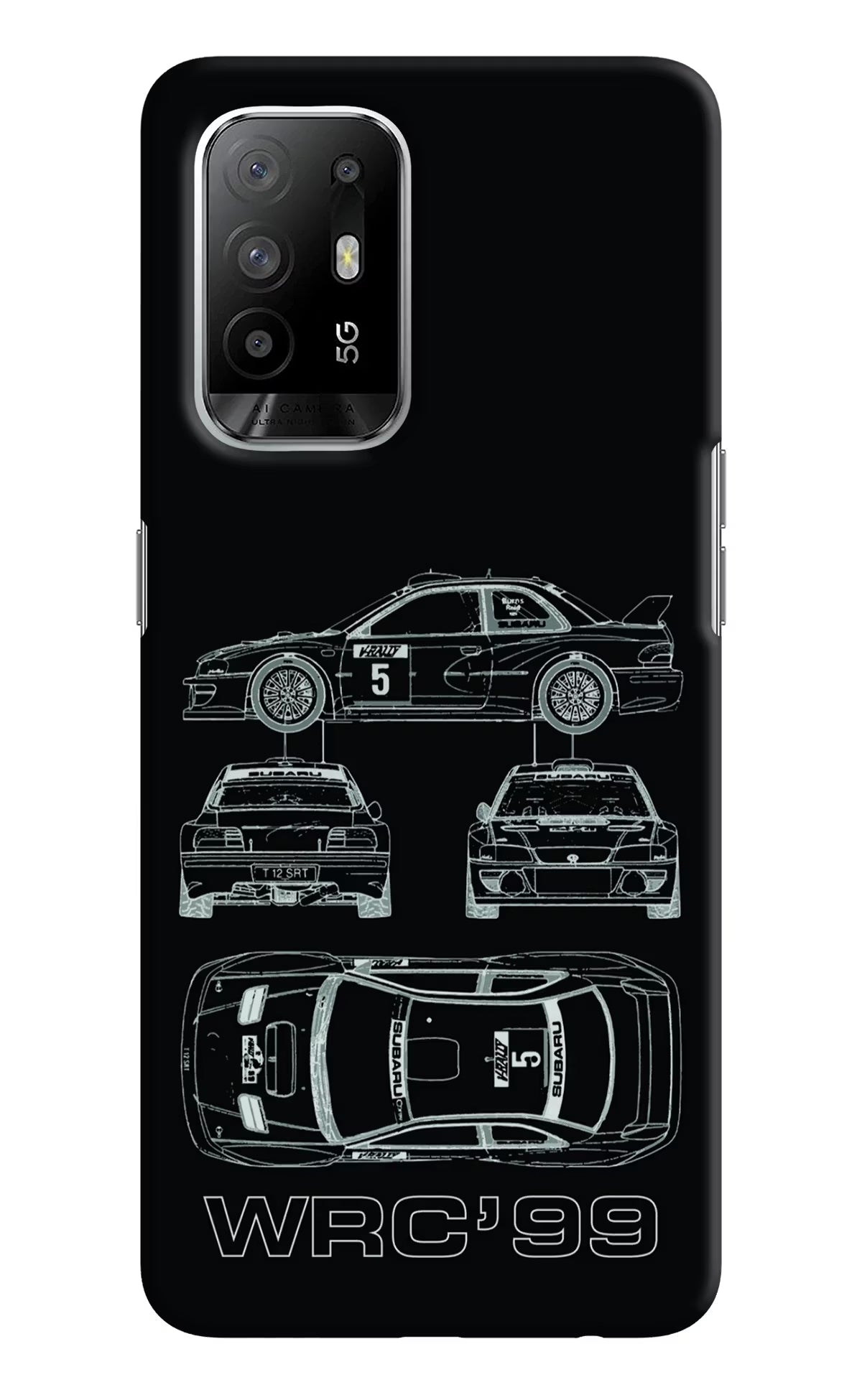 WRC'99 Oppo F19 Pro+ Hard Case Back Cover by Casekaro