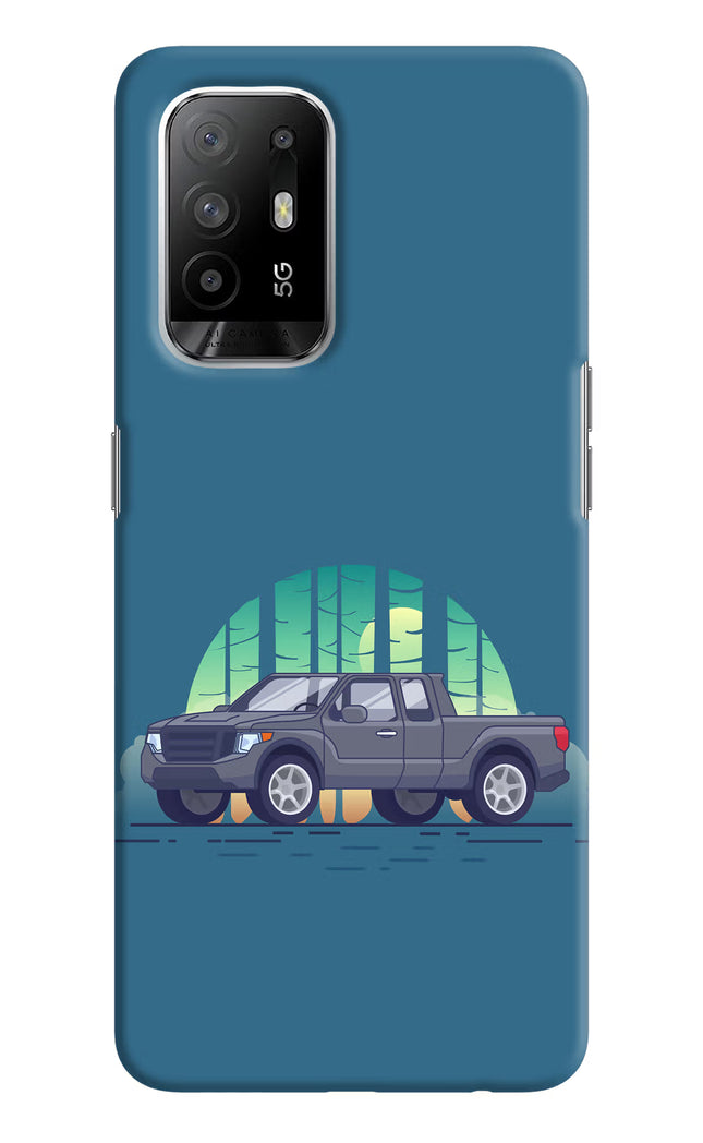 Retro Garage Vibe Oppo F19 Pro+ Hard Case Back Cover by Casekaro