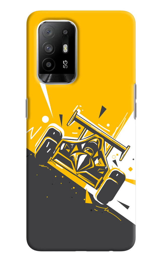 Track King Oppo F19 Pro+ Hard Case Back Cover by Casekaro