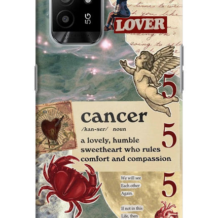 Cancer Zodiac Oppo F19 Pro+ Hard Case Back Cover by Casekaro