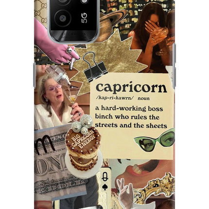 Capricorn Zodiac Oppo F19 Pro+ Hard Case Back Cover by Casekaro