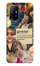 Gemini Zodiac Oppo F19 Pro+ Hard Case Back Cover by Casekaro