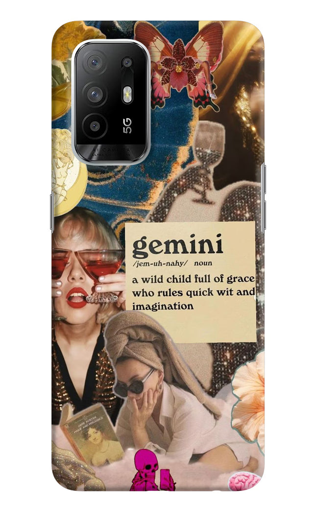 Gemini Zodiac Oppo F19 Pro+ Hard Case Back Cover by Casekaro