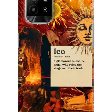 Leo Zodiac Oppo F19 Pro+ Hard Case Back Cover by Casekaro