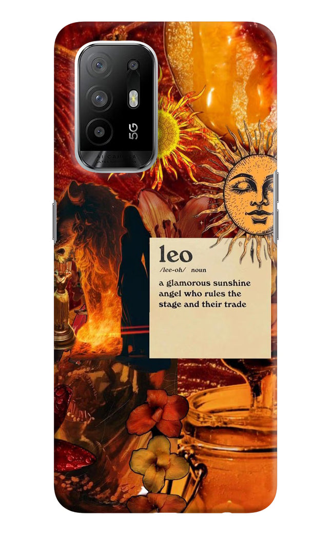 Leo Zodiac Oppo F19 Pro+ Hard Case Back Cover by Casekaro
