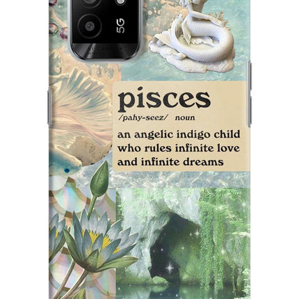 Pisces Zodiac Oppo F19 Pro+ Hard Case Back Cover by Casekaro