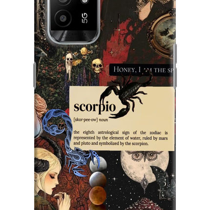 Scorpio Zodiac Oppo F19 Pro+ Hard Case Back Cover by Casekaro