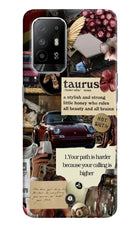Taurus Zodiac Oppo F19 Pro+ Hard Case Back Cover by Casekaro