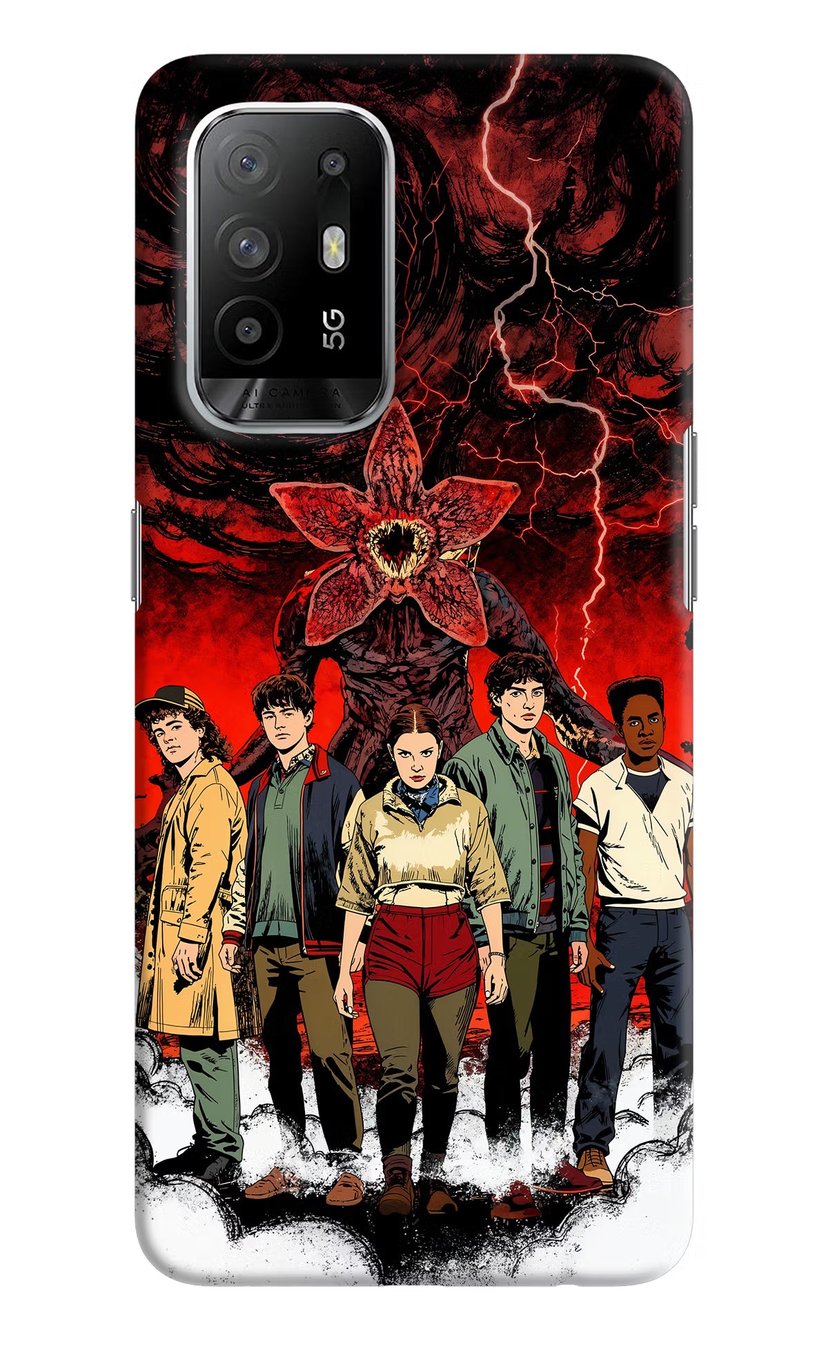 Ordinary Things Characters Oppo F19 Pro+ Hard Case Back Cover by Casekaro