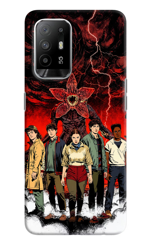 Ordinary Things Characters Oppo F19 Pro+ Hard Case Back Cover by Casekaro
