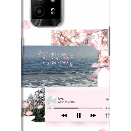 Wave to earth Oppo F19 Pro+ Hard Case Back Cover by Casekaro