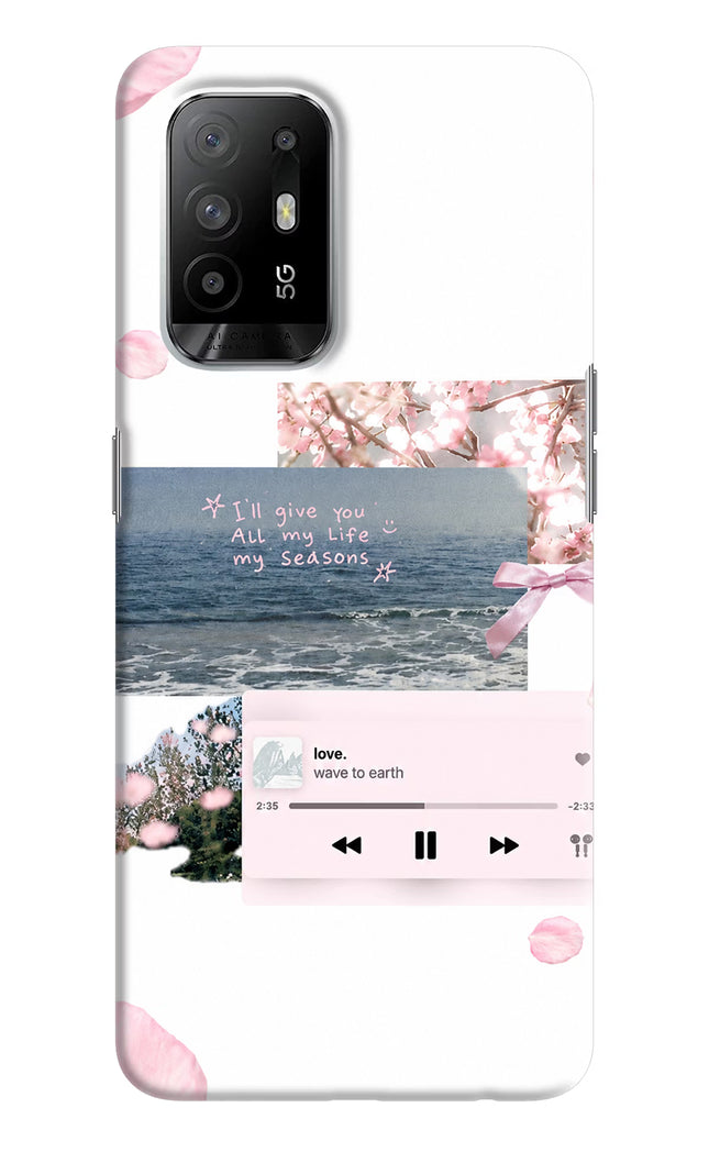 Wave to earth Oppo F19 Pro+ Hard Case Back Cover by Casekaro