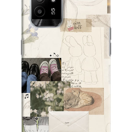 Soft Aesthetic Oppo F19 Pro+ Hard Case Back Cover by Casekaro