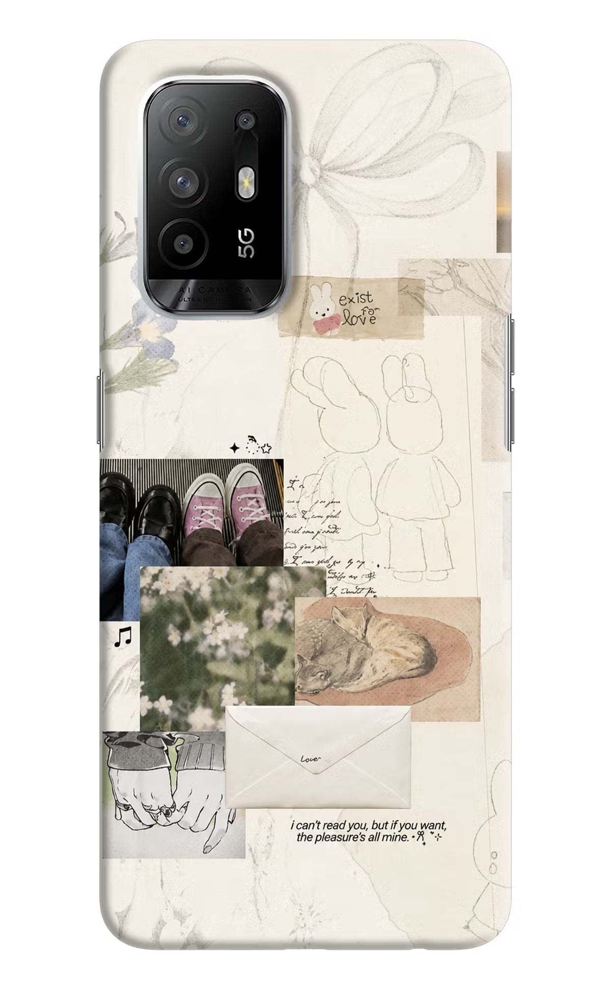 Soft Aesthetic Oppo F19 Pro+ Back Cover