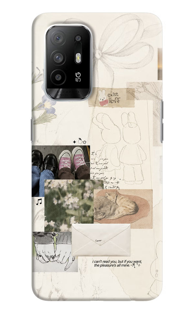 Soft Aesthetic Oppo F19 Pro+ Hard Case Back Cover by Casekaro