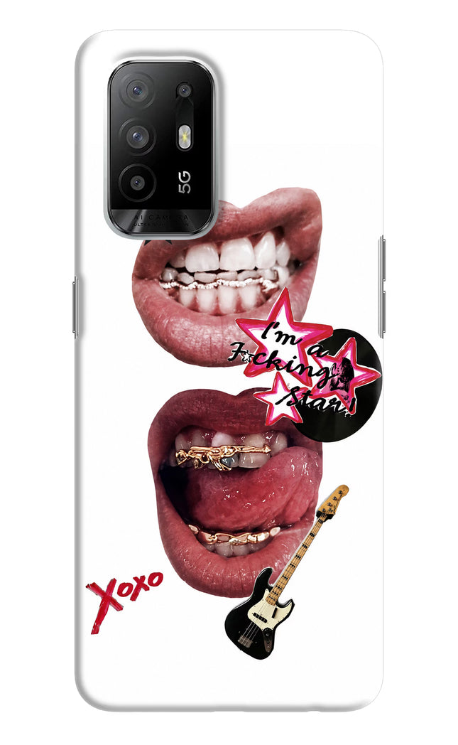 Rockstar Oppo F19 Pro+ Hard Case Back Cover by Casekaro