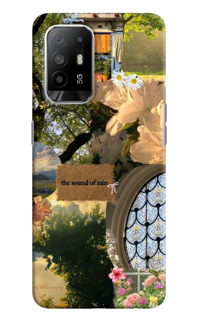 Rain Oppo F19 Pro+ Hard Case Back Cover by Casekaro