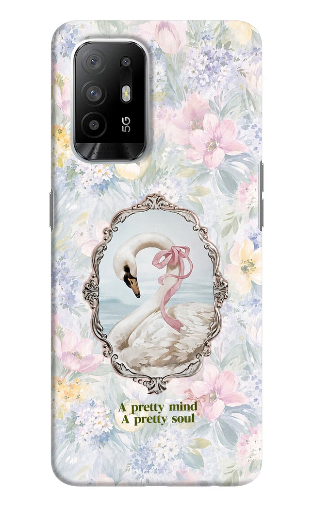 Pretty Mind Pretty Soul Oppo F19 Pro+ Hard Case Back Cover by Casekaro