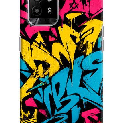 Graffiti Vibe Oppo F19 Pro+ Hard Case Back Cover by Casekaro