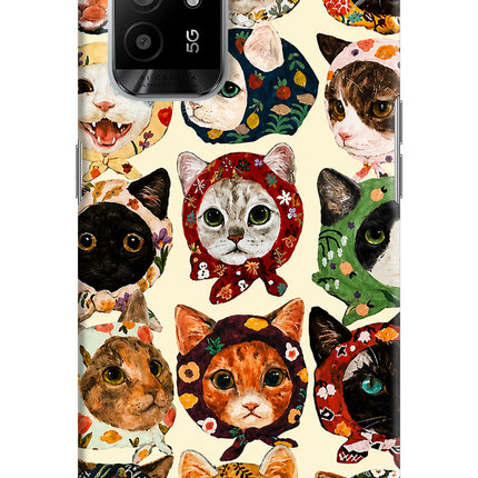Cool Cat Oppo F19 Pro+ Hard Case Back Cover by Casekaro