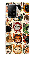 Cool Cat Oppo F19 Pro+ Hard Case Back Cover by Casekaro