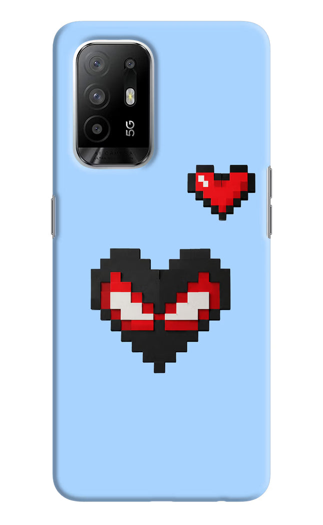 Peter Heart Oppo F19 Pro+ Hard Case Back Cover by Casekaro