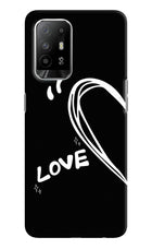 Love Line Oppo F19 Pro+ Hard Case Back Cover by Casekaro