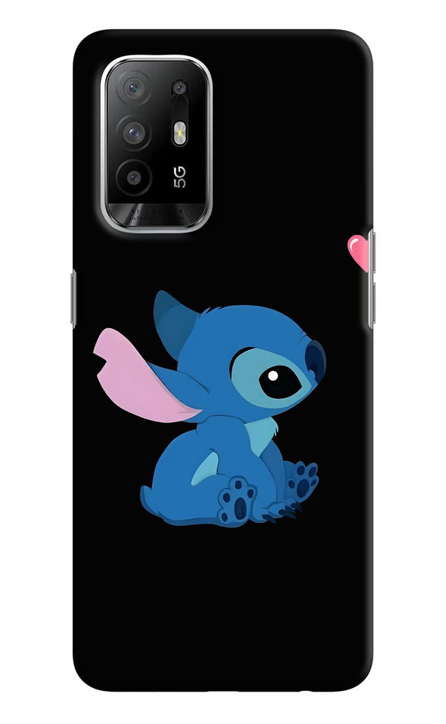 Stitch Crush Oppo F19 Pro+ Hard Case Back Cover by Casekaro