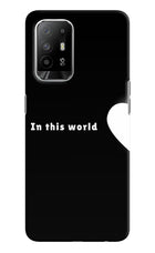 This World Oppo F19 Pro+ Hard Case Back Cover by Casekaro