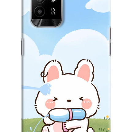 Bunny Treat Oppo F19 Pro+ Hard Case Back Cover by Casekaro