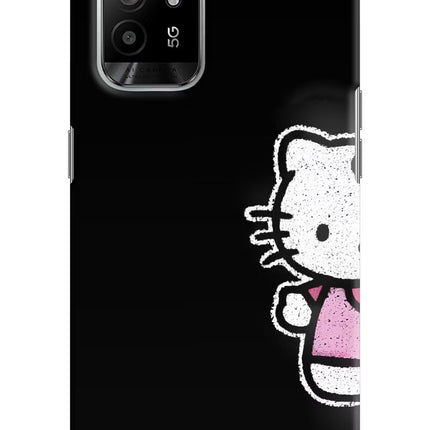 Kitty Charm Oppo F19 Pro+ Hard Case Back Cover by Casekaro