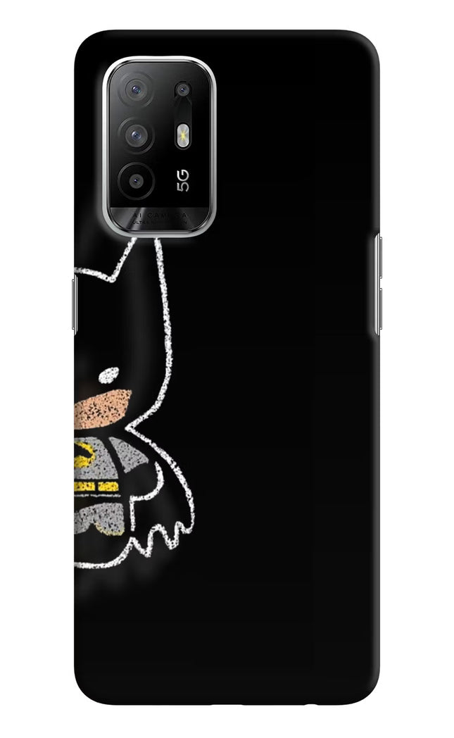 Bat Kitty Oppo F19 Pro+ Hard Case Back Cover by Casekaro