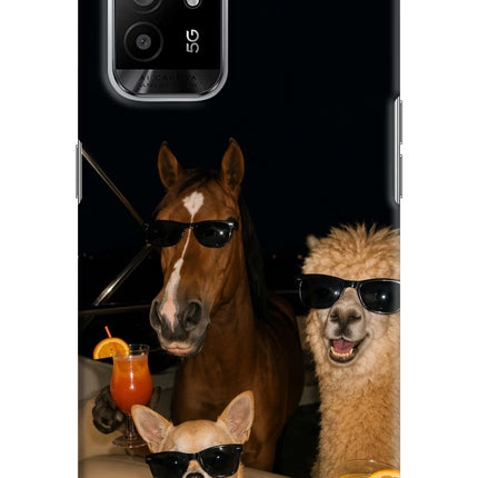 Party Squad Oppo F19 Pro+ Hard Case Back Cover by Casekaro