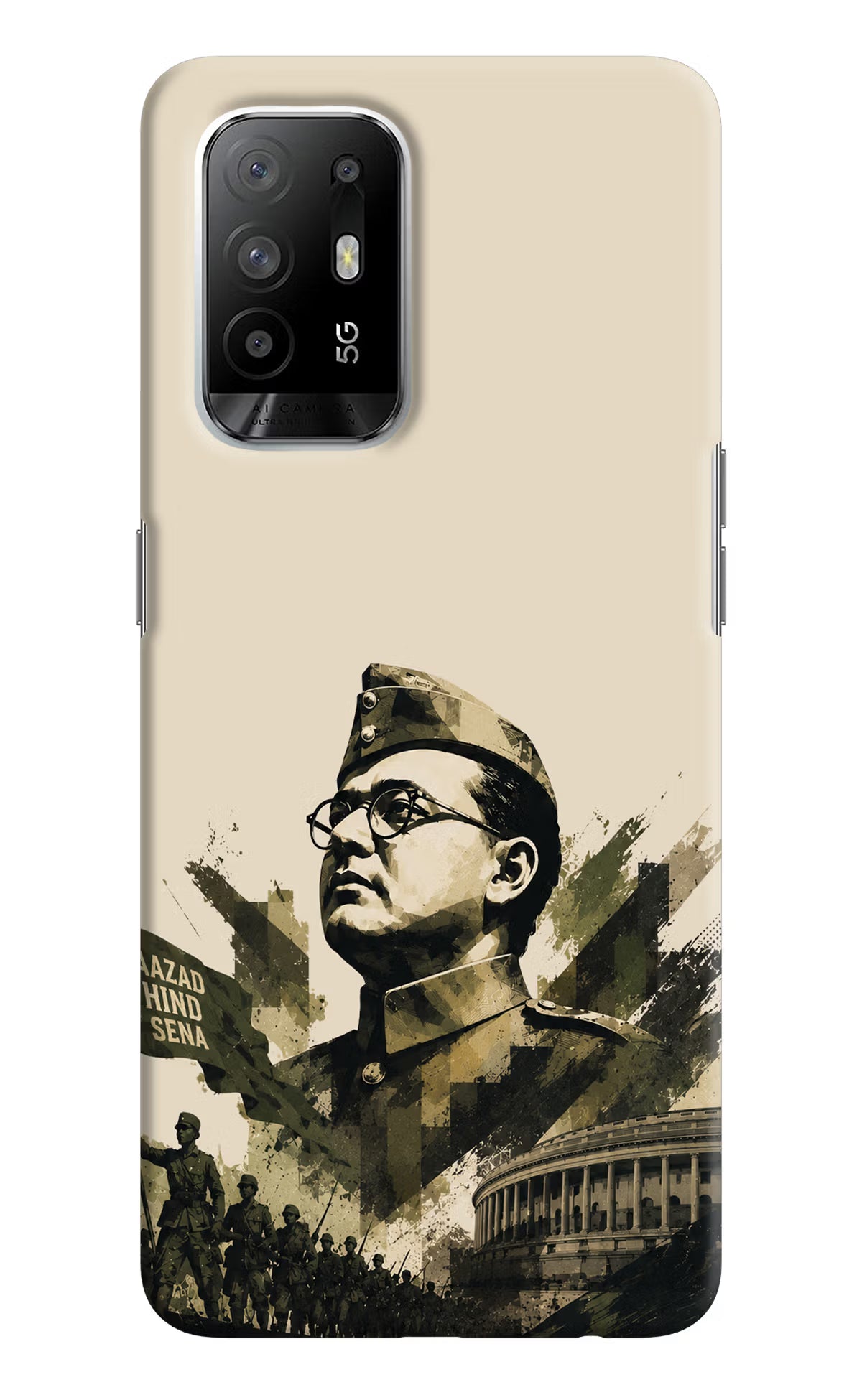 Netaji Rising Oppo F19 Pro+ Back Cover