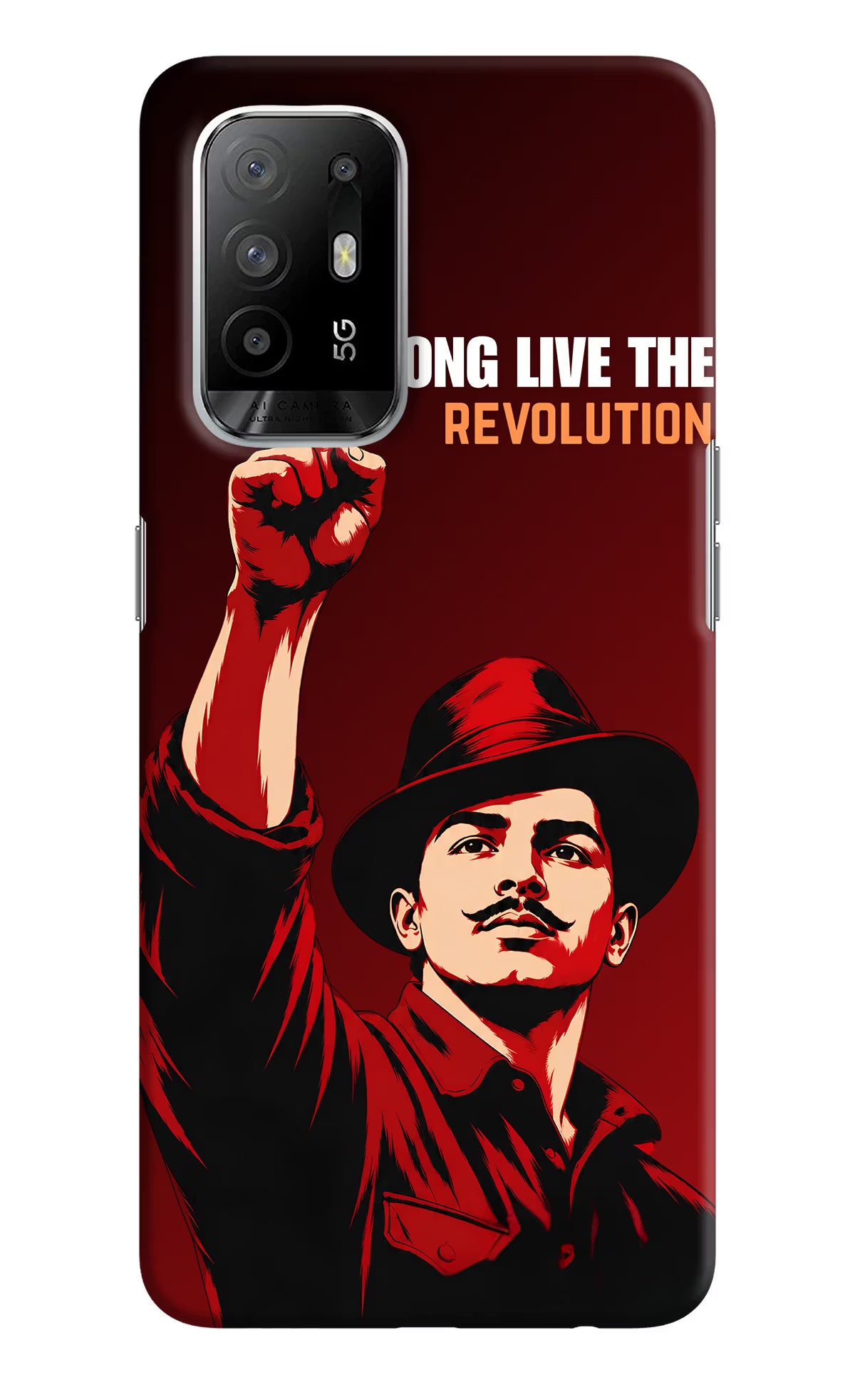 Bhagat Singh Revolution Oppo F19 Pro+ Back Cover