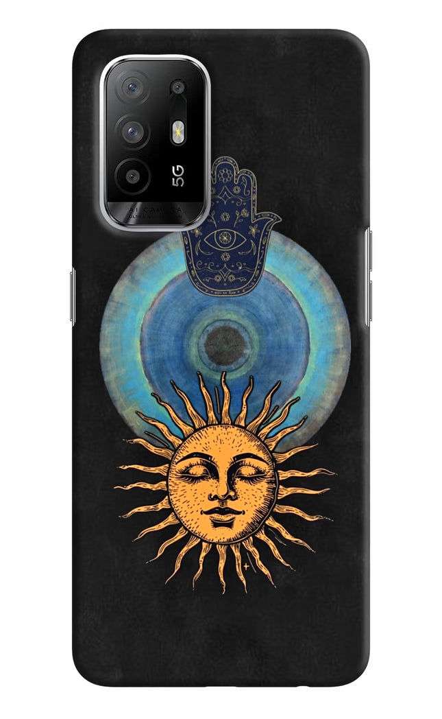 Divine Sun Oppo F19 Pro+ Hard Case Back Cover by Casekaro