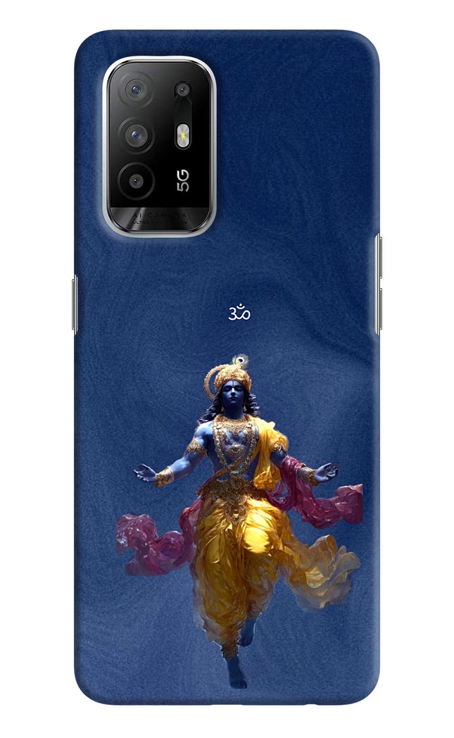 Cosmic Krishna Oppo F19 Pro+ Hard Case Back Cover by Casekaro