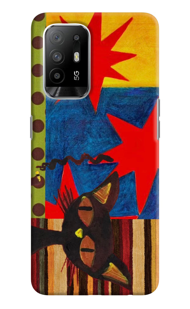 Pop Cat Oppo F19 Pro+ Hard Case Back Cover by Casekaro