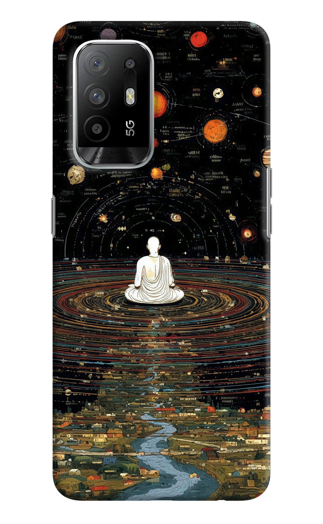 Space Monk Oppo F19 Pro+ Hard Case Back Cover by Casekaro
