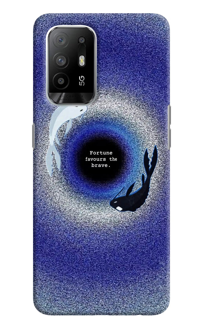 Dark Koi Oppo F19 Pro+ Hard Case Back Cover by Casekaro