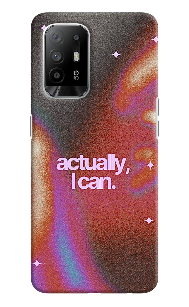 Pink Aura Oppo F19 Pro+ Hard Case Back Cover by Casekaro